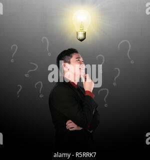 Business Mann Denken Stockfoto