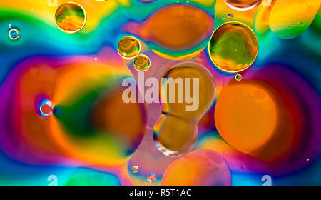Psychedelic Öl arbeiten Stockfoto