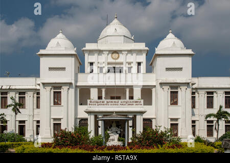 Alte öffentliche Bibliothek, Jaffna, Sri Lanka Stockfoto