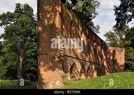 Gotische Klosterruine in boitzenburg, Mecklenburg Vorpommern Stockfoto