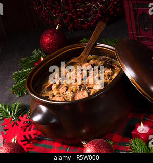 Die besten polnischen Bigos Stockfoto