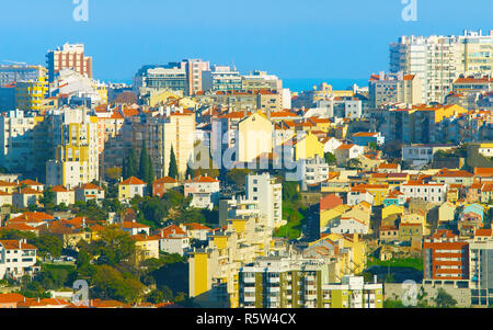 Immobilien Lissabon, Portugal Stockfoto