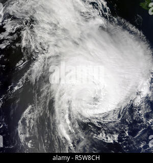 Hurricane gesehen vom Weltraum aus. Elemente dieses Bild sind von der NASA eingerichtet. Stockfoto