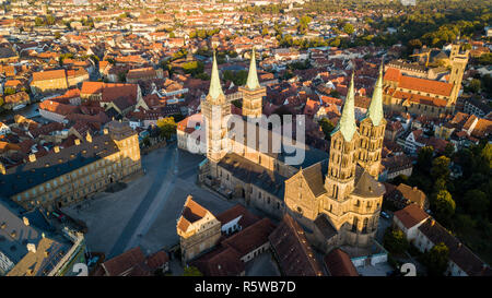 Bamberger Dom oder der Bamberger Dom, Altstadt oder die alte Stadt Bamberg, Deutschland Stockfoto