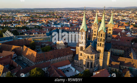 Bamberger Dom oder der Bamberger Dom, Altstadt oder die alte Stadt Bamberg, Deutschland Stockfoto