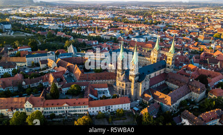 Bamberger Dom oder der Bamberger Dom, Altstadt oder die alte Stadt Bamberg, Deutschland Stockfoto