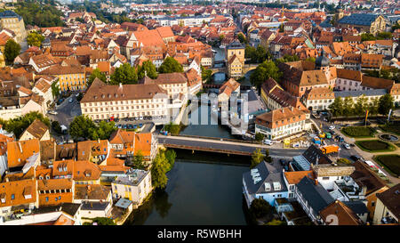 Altstadt oder die alte Stadt Bamberg, Deutschland Stockfoto