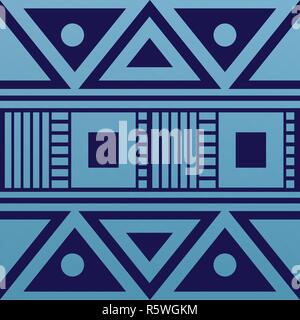 Geometrische ethnische Verzierung für Keramik, Tapeten, Textilien, Web, Karten. Ethnische Muster. Grenze Ornament. Tribal Ornament für Gewebe, Oberflächengestaltung, w Stock Vektor