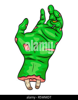 Zombie hand Vektor symbol Icon Design. Schöne Abbildung auf weißem Hintergrund Stockfoto