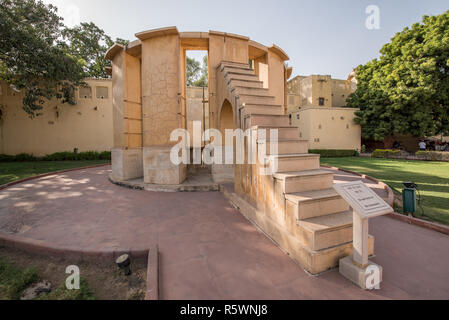 Jantar Mantar astronomische Instrumente Komplex, Jaipur, Rajasthan, Indien Stockfoto