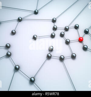 Verbindung Konzept 3D-Rendering Stockfoto