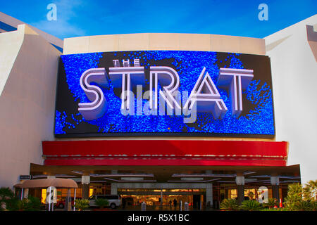 Die Stratosphere Casino Hotel & Tower auf S Las Vegas Blvd Las Vegas, Nevada Stockfoto