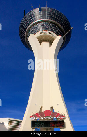 Die Stratosphere Casino Hotel & Tower auf S Las Vegas Blvd Las Vegas, Nevada Stockfoto
