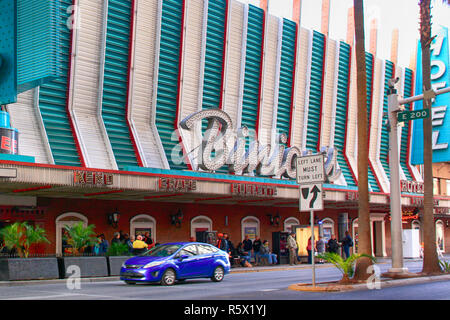 Binions Gambling Hall auf Freemont Strasse im alten Stadtzentrum von Las Vegas, Nevada Stockfoto