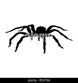 Spider monster Silhouette der antiken Mythologie fantasy Stockfoto