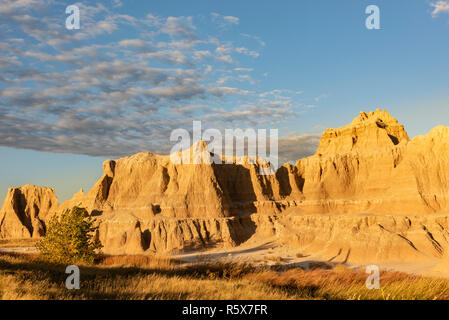 Badlands National Park, East End von Castle Trail, Oktober, S. Dakota, USA, von Dominique Braud/Dembinsky Foto Assoc Stockfoto