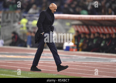 Rom, Italien. 2. Dez, 2018. Luciano Spalletti Manager von Inter Milanduring der Serie ein Match zwischen Roma und Inter Mailand im Stadio Olimpico, Rom, Italien Am 2. Dezember 2018. Foto von Giuseppe Maffia. Credit: UK Sport Pics Ltd/Alamy leben Nachrichten Stockfoto