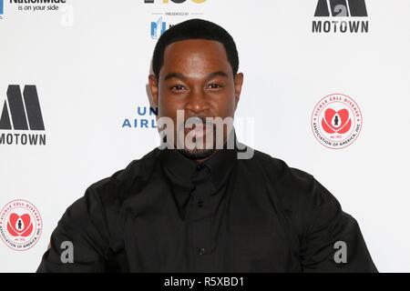 Beverly Hills, CA. 30 Nov, 2018. Darren Hensen in der Ankunftshalle für jährliche Ebenholz Power 100 Gala, The Beverly Hilton, Beverly Hills, CA November 30, 2018. Credit: Priscilla Grant/Everett Collection/Alamy leben Nachrichten Stockfoto