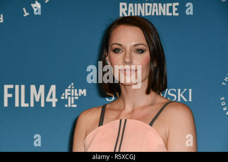 Jessica Ellerby Arrivers am 21 sh British Independent Film Awards am 1 Old Billingsgate am 21. Dezember 2018, London, UK. Bild Capital/Alamy leben Nachrichten Stockfoto