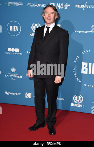 London, Großbritannien. 02 Dez, 2018. LONDON, GROSSBRITANNIEN. Dezember 02, 2018: Steve Coogan in der British Independent Film Awards 2018 Old Billingsgate, London. Bild: Steve Vas/Featureflash Credit: Paul Smith/Alamy leben Nachrichten Stockfoto