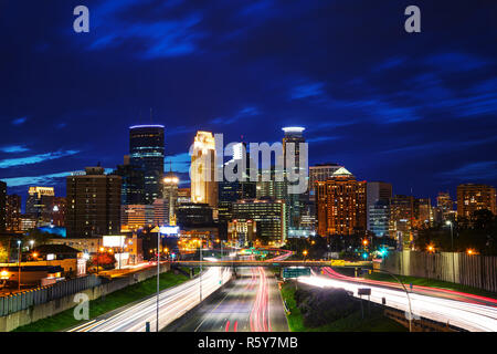 Downtown Minneapolis, Minnesota Stockfoto