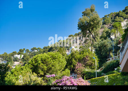 Wohngegend, auf dem Hügel, Nizza, Frankreich. Stockfoto