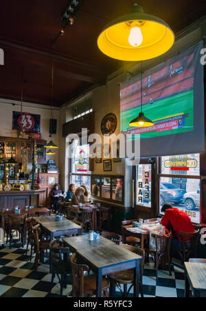 Bar "El Hipopotamo'. San Telmo, Buenos Aires, Argentinien. Stockfoto