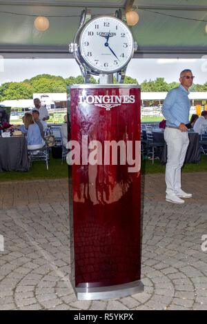 BRIDGEHAMPTON, NY - 26. August: Atmosphäre im Hampton Classic Horse Show Gelände am 26. August 2018 in Bridgehampton, New York. (Foto von Steve Mack/S.D. Mack Bilder für Ergun Khorchin) Stockfoto