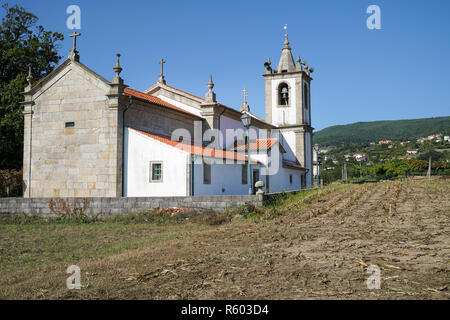 Kapelle von tamel, Camino de Santiago, Portugal Stockfoto