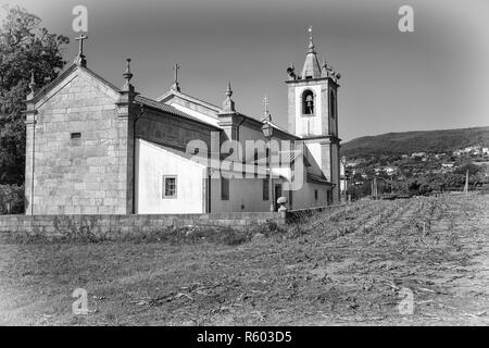 Kapelle von tamel, Camino de Santiago, Portugal Stockfoto