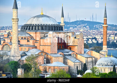 Museum der Hagia Sophia (Ayasofya Muzesi) in Istanbul, Türkei Stockfoto