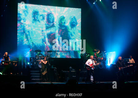 Die Moody Blues durchführen, Konzert im Seminole Hard Rock Hotel und Kasino in Hollywood, Florida am 25. März 2008. Stockfoto