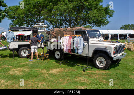 BRIDGEHAMPTON, NY - 26. August: Atmosphäre im Hampton Classic Horse Show Gelände am 26. August 2018 in Bridgehampton, New York. (Foto von Steve Mack/S.D. Mack Bilder für Ergun Khorchin) Stockfoto