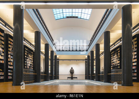 Martynas Mazvydas Nationalbibliothek Litauens in Vilnius Stockfoto