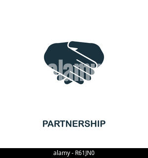 Partnerschaft Symbol. Premium Design aus der Werbung. UX und UI. Pixel Perfect Partnerschaft Symbol für Web Design, Anwendungen, Software, drucken Stockfoto