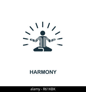 Harmony-Icon. Premium Design von Teamarbeit. UI und UX. Pixel Perfect Harmony-Icon für Web Design, Anwendungen, Software, drucken. Stockfoto