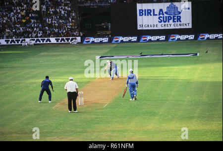 Indien Sri Lanka Cricket Match, Wankhede Stadium, Mumbai, Maharashtra, Indien Stockfoto