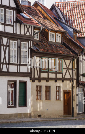 Stadt Quedlinburg Stadtansichten Stockfoto