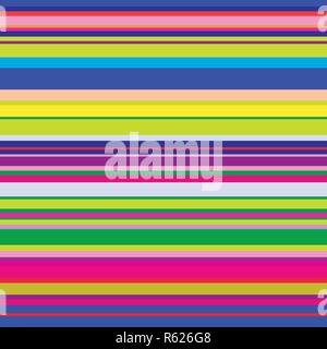 Abstrakte gestreifte Geometrische multicolor nahtlose Muster Hintergrund Stock Vektor