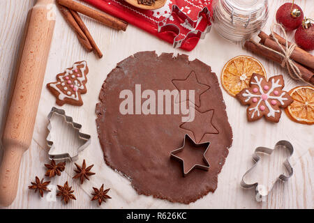 Weihnachten Lebkuchen. Stockfoto