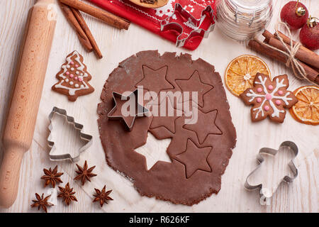 Weihnachten Lebkuchen. Stockfoto