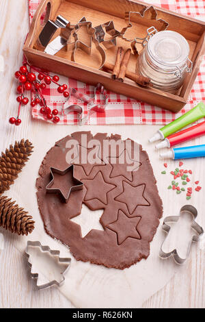 Weihnachten Lebkuchen. Stockfoto