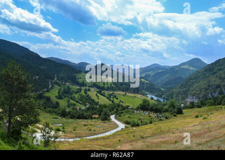 Landschaft irgendwo in Serbien Stockfoto