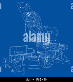 Mitra Sägeblatt Konzept Stockfoto