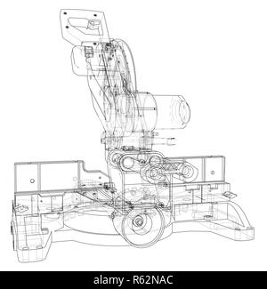 Mitra Sägeblatt Konzept Stockfoto