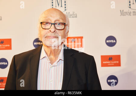 Hamburg, Deutschland. 03 Dez, 2018. Karl Dall, Entertainer, kommt zu dem 'Movie Meets Media' Veranstaltung im Hotel Grand Elysée. Quelle: Georg Wendt/dpa/Alamy leben Nachrichten Stockfoto