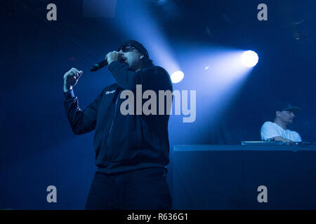 Glasgow, Schottland, Großbritannien. 3. Dezember, 2018 Cypress Hill spielen live am Weltberühmten Barrowlands Ballsaal - Barras, Kredit: Stuart Westwood/Alamy leben Nachrichten Stockfoto