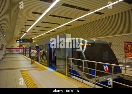 F1, standseilbahn U-Bahnstrecke zwischen Taksim und Kabatas, Taksim, Istanbul, Türkei, Eurasien Stockfoto