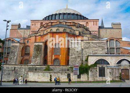 Die Hagia Sophia, Ayasofya Meydani, Fatih, Istanbul, Türkei, Eurasien Stockfoto