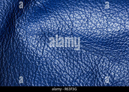 Leder dunkelblau für Konzept und Idee Stil von feinem Leder Handwerk, Kunsthandwerk, handgefertigte Leder handgefertigt, leder Arbeiter. Hintergrund Textur- und Tapeten. Stockfoto